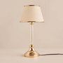 Opviq Lámpara de mesa AYD-3413 Beige y Dorado